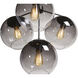 Kamara LED 24.75 inch Black Chandelier Ceiling Light